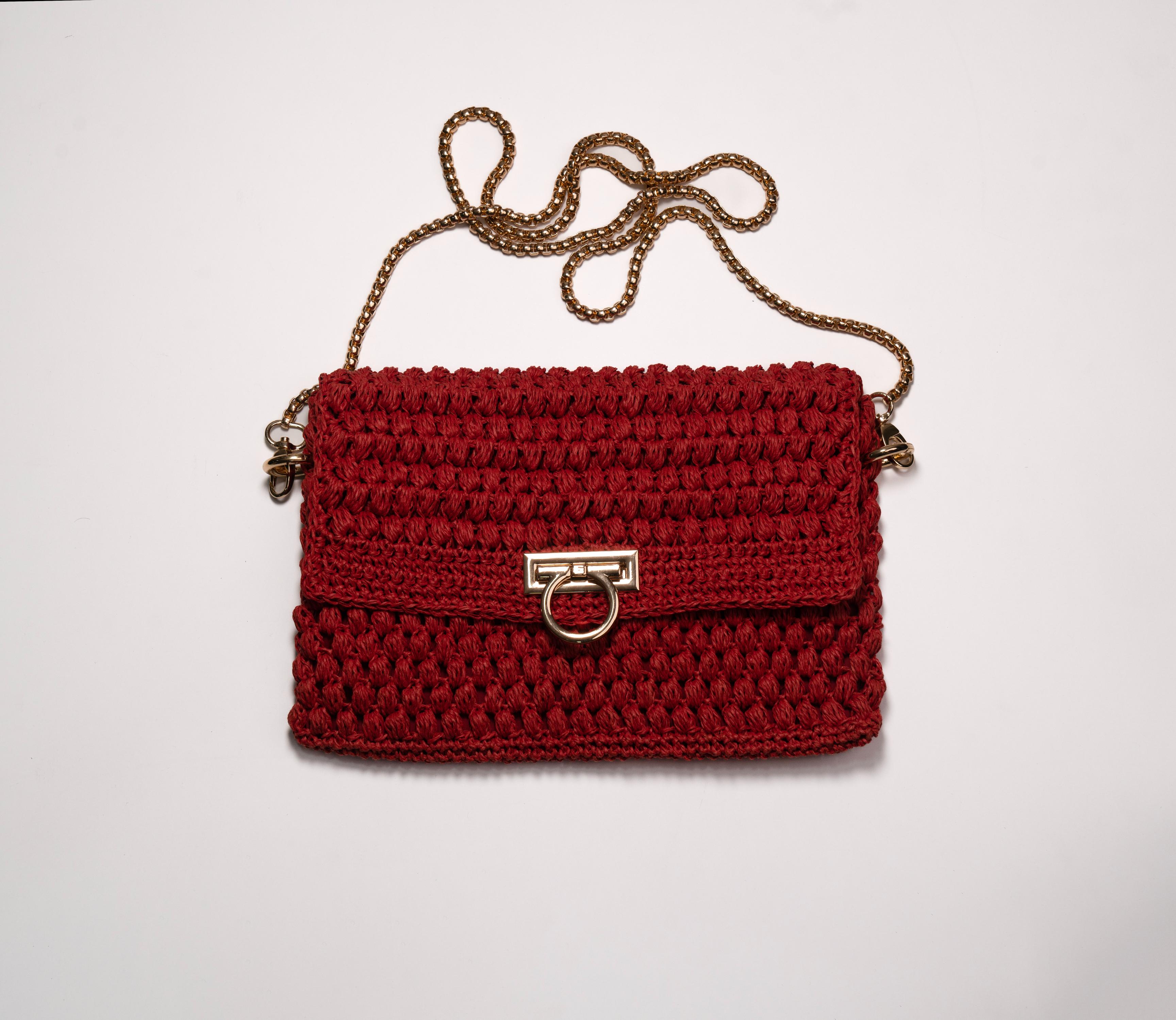 Premium Handmade Knit Tote Bag - Luxury Chunky Crochet Handbag