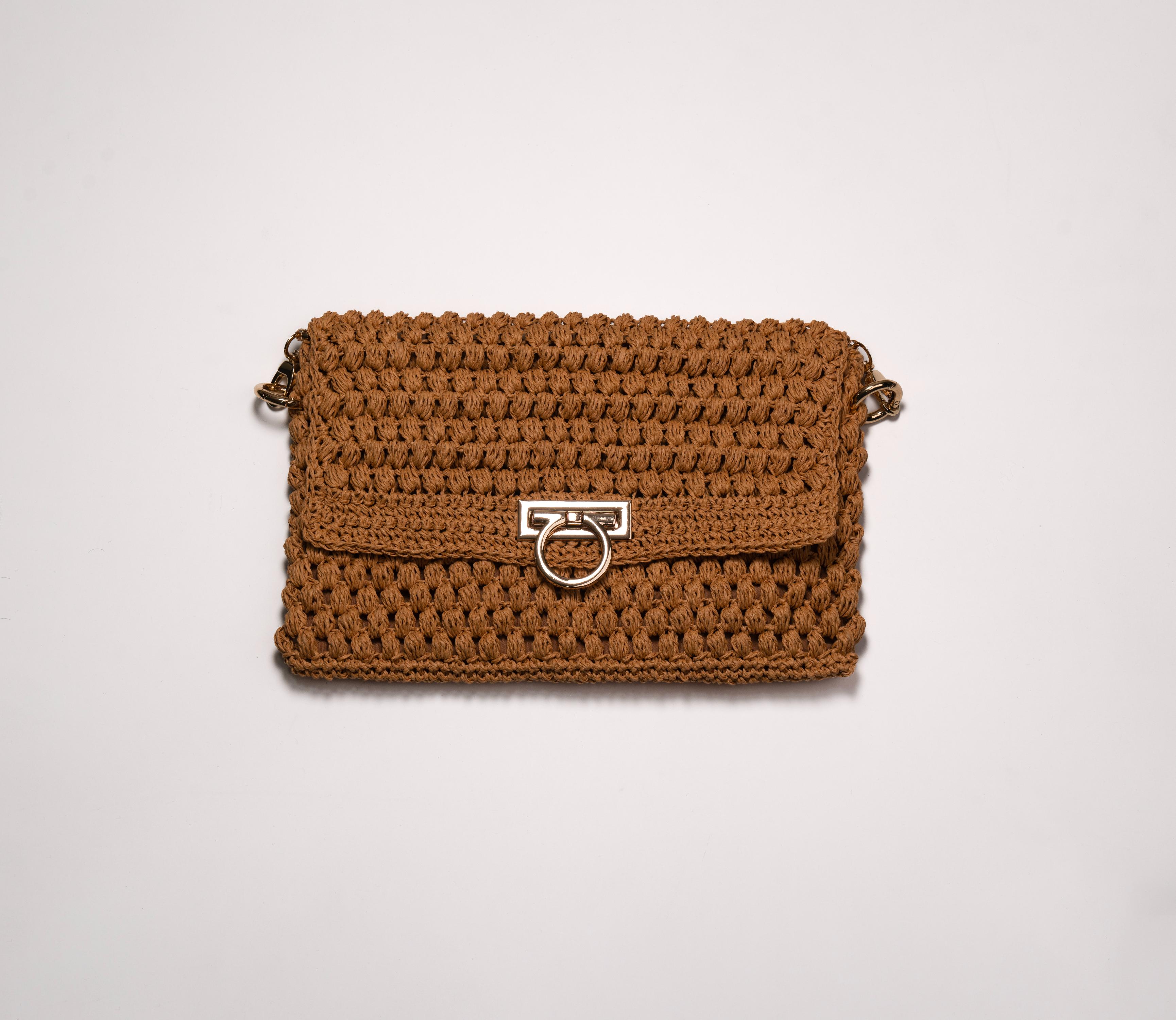 Premium Handmade Knit Tote Bag - Luxury Chunky Crochet Handbag