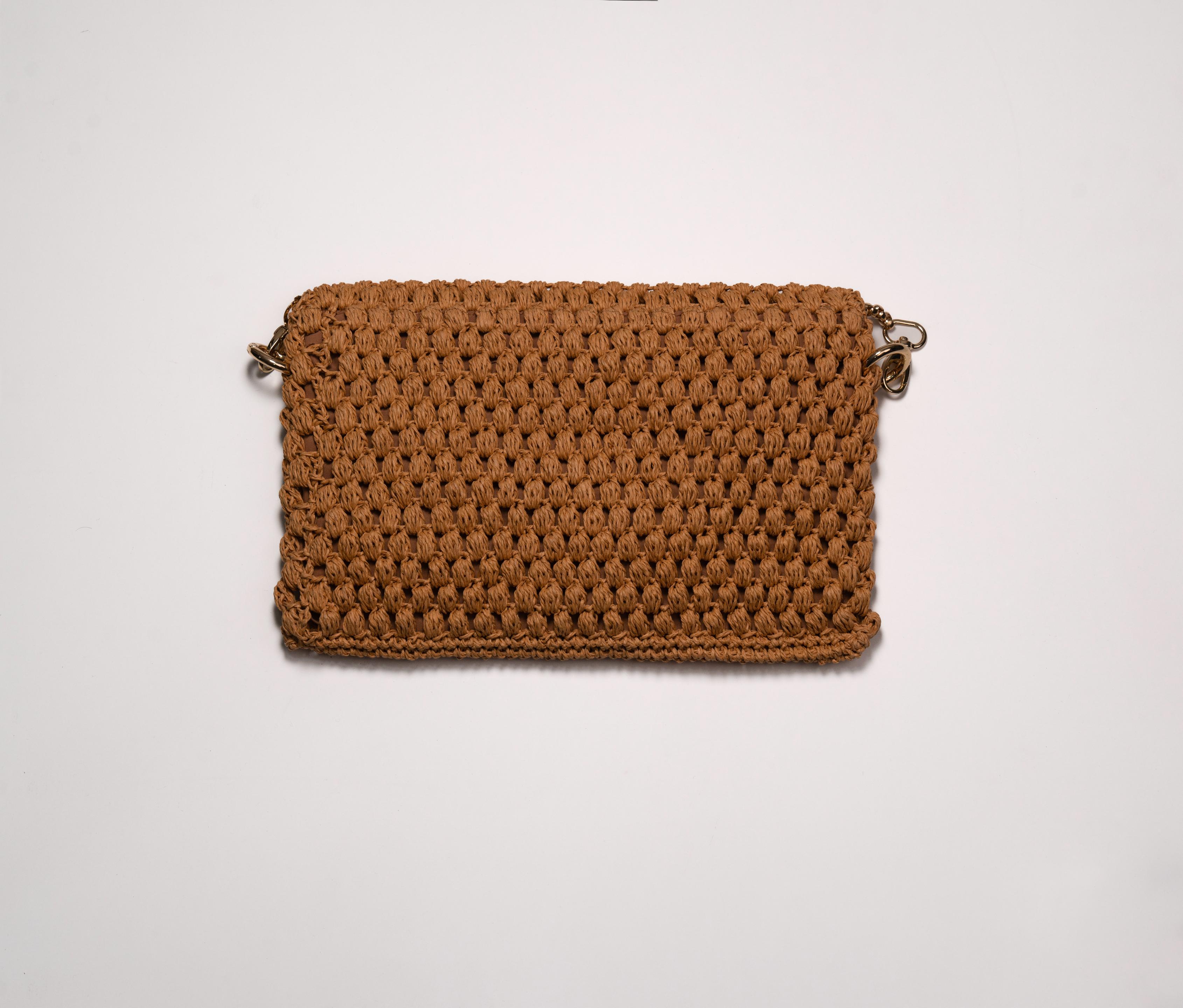 Premium Handmade Knit Tote Bag - Luxury Chunky Crochet Handbag
