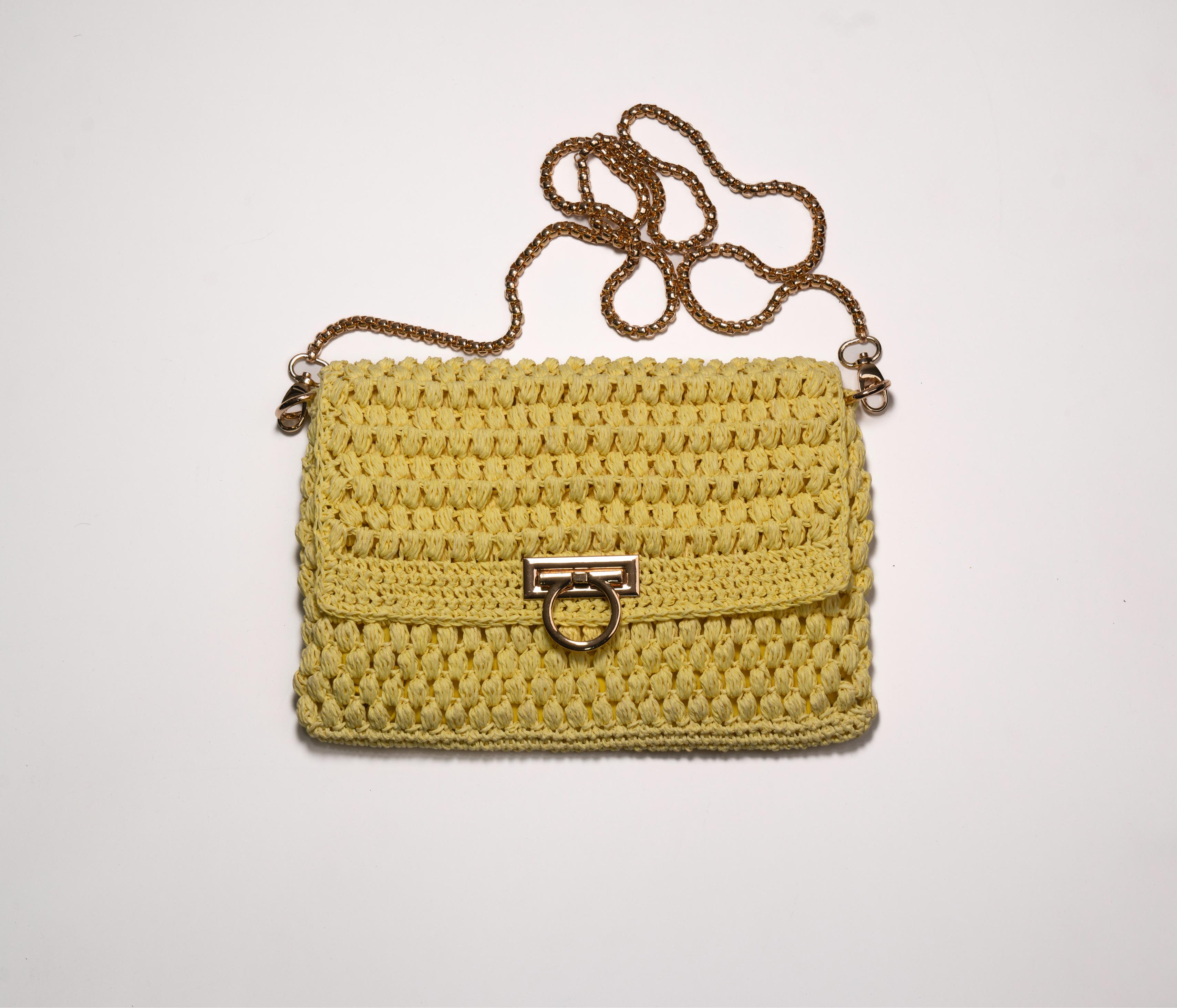 Premium Handmade Knit Tote Bag - Luxury Chunky Crochet Handbag